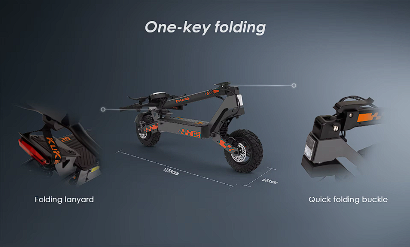 KuKirin G2a E-Scooter 15Ah Klappbar Offroad 800W Motor E-Scooter E-Roller