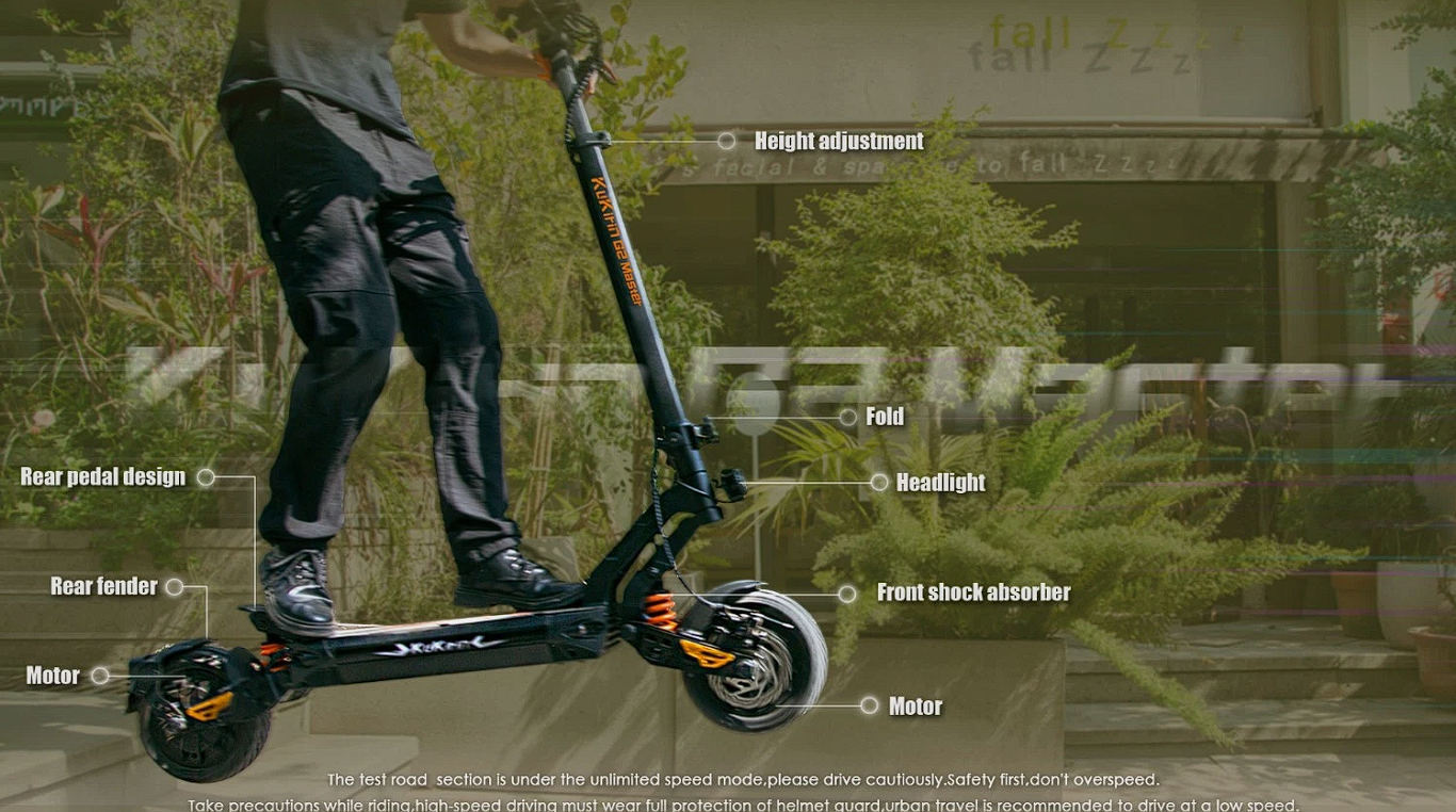 KuKirin G2 Master E-Scooter 48V Klappbar Offroad 21Ah Motor E-Scooter Roller 70km